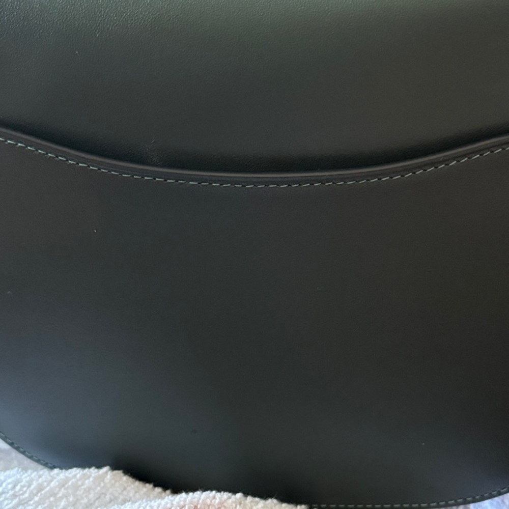 COACH Glovetanned Leather Beat Saddle Bag -Green - Picture 5 of 8